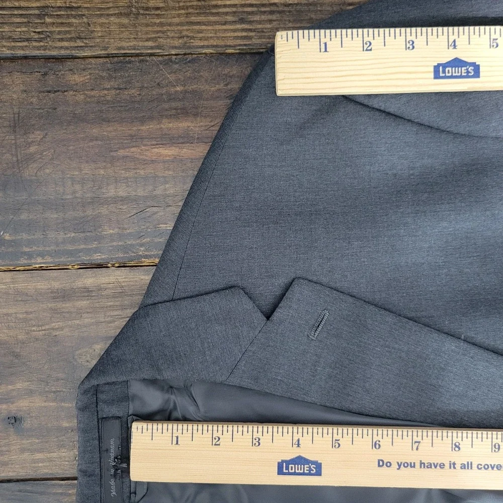 Van Heusen Men's Sport Coat Blazer Two Button Gray‎ Polyester Blend Size 52R